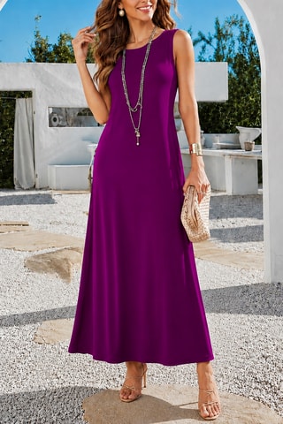 Robe longue - Violet