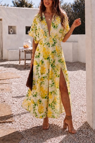 Robe longue - Écru