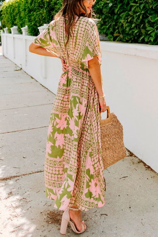 Robe longue - Vert