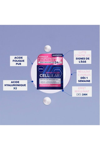 Tratamiento hidratante antiedad de noche Cellular Expert Filler - 50 ml