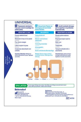 Apósitos Universal - 100 apósitos