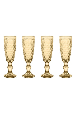 4 Fluitglazen 15 cl