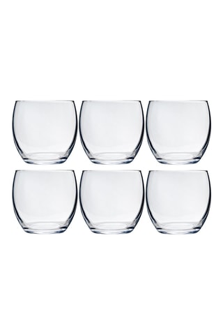 6 waterglazen - 34 cl