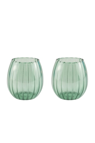 2 Borosilicaatglazen Waterglazen - 35 cl