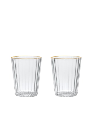 2 waterglazen - 37 cl