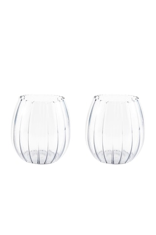 2 Borosilicaatglazen Waterglazen - 35 cl