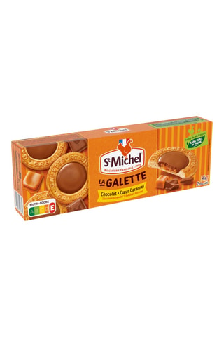 10 x Galettes Chocolat Cœur Caramel - 4 x 2 biscuits