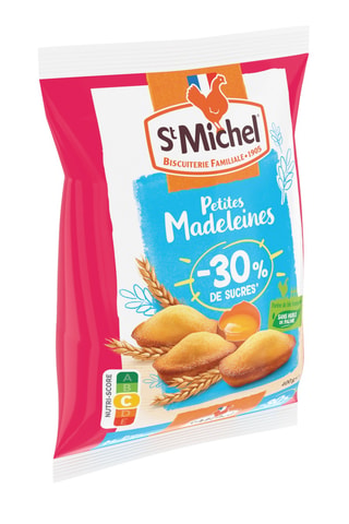 6 x Petites madeleines nature -30% de sucre - 400 g