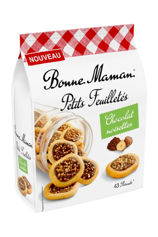 5 x Petits feuilletés avec fourrage au chocolat noisette - 250 g
