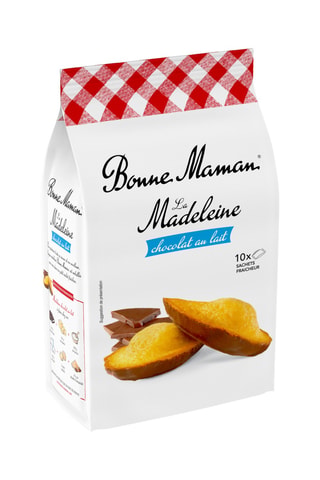 4 x Madeleines nappées chocolat au lait - 300 g