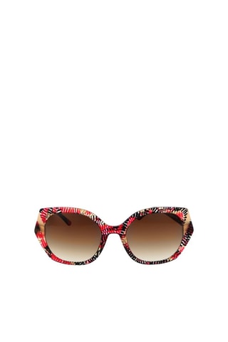 Zonnebril Dames -  Categorie 3 - Comma - Zwart en rood