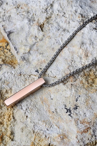 Colar Basic - Prateado e dourado-rosa