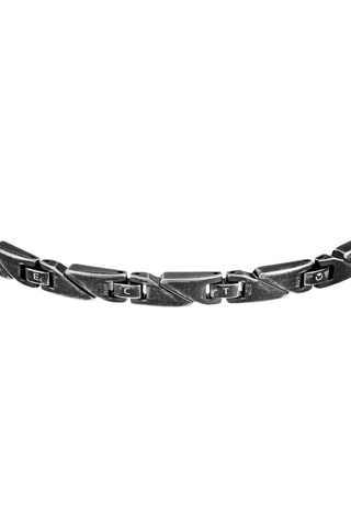 Pulseira Basic - Preto e prateado