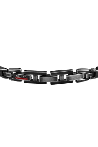 Pulseira Basic - Preto e prateado