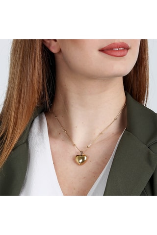 Collar - Chapado en ion de oro amarillo