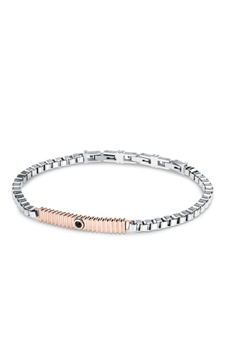 Pulsera - Chapado en ion de oro rosa
