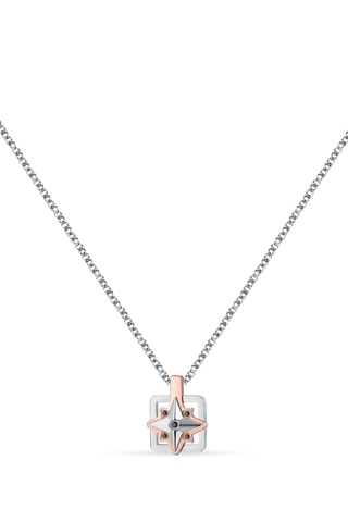 Collar - Chapado en ion de oro rosa