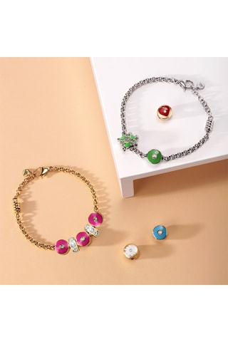 Charm - Chapado en ion de oro amarillo