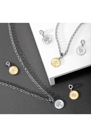 Charm - Chapado en ion de oro amarillo