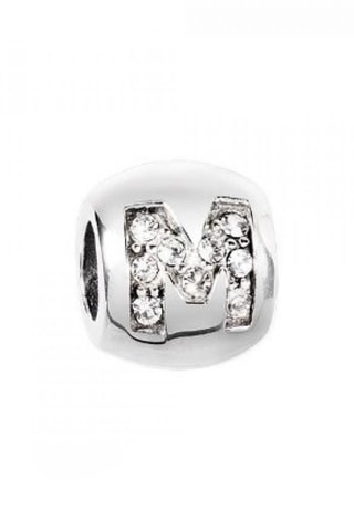 Charm - Plateado y blanco