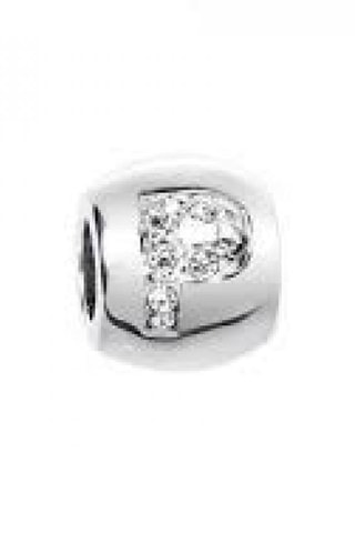 Charm - Plateado y blanco