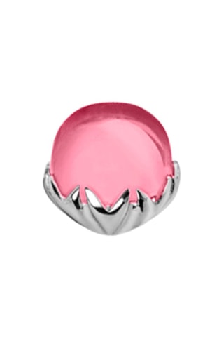Charm Drops Rosa y plateado