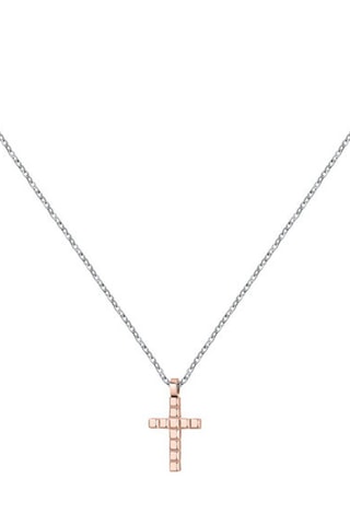 Collar Motown - Chapado en ion de oro rosa