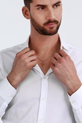 Collar Motown - Chapado en ion de oro rosa