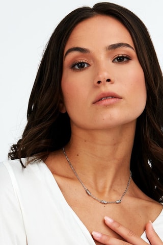 Collar Torchon - Plateado
