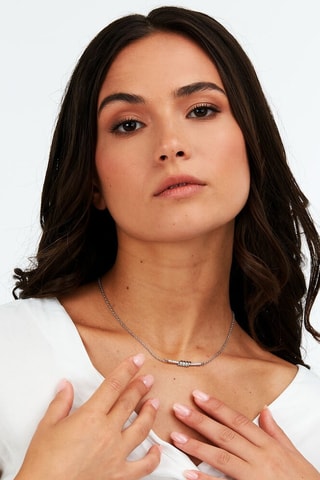 Collar Torchon - Plateado