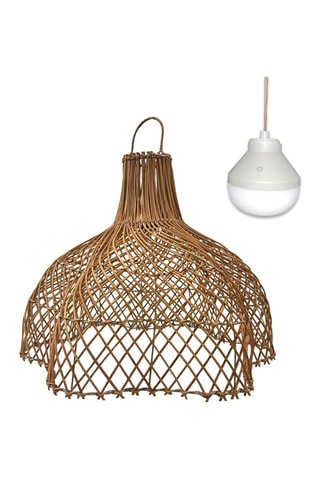 Rotan Solarledhanglamp Aria - Naturel