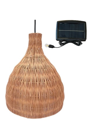 Rotan Solar Ledhanglamp Bella - Naturel