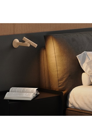 Draadloze Ledwandlamp Zoom Wall - Beige - 2 W