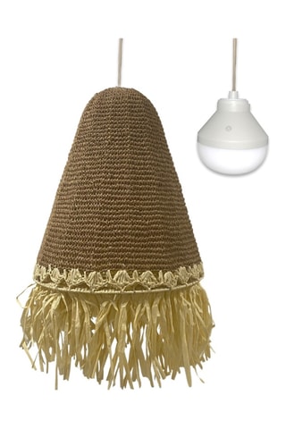 Ledsolarhanglamp Paloma - Naturel
