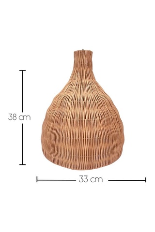 Rotan Ledhanglamp Bella  - Naturel