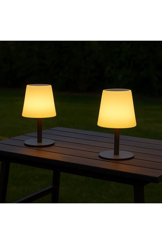 2 Ledtafellampen Standy Tiny - 1,2 W - Wit - gebruiksduur van 8 uur - Klasse G