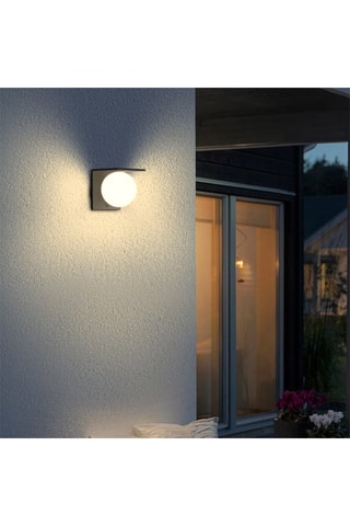 Ledwandlamp Bolly - 11,1 W - Zwart - 11,1 W - gebruiksduur van 30 uur - Klasse G