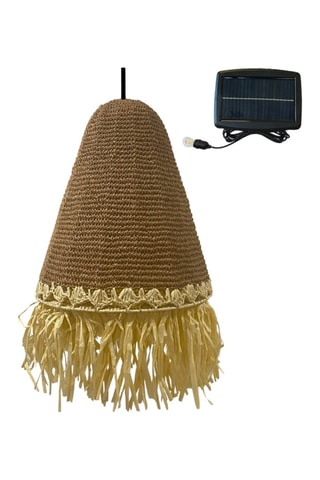 Ledsolarhanglamp Paloma - Naturel