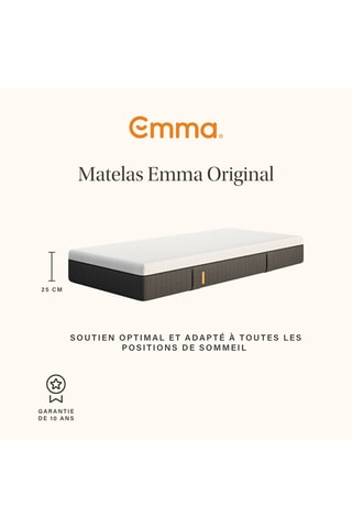 Ensemble lit Emma One Cocoon Lite + Matelas Original - Gris