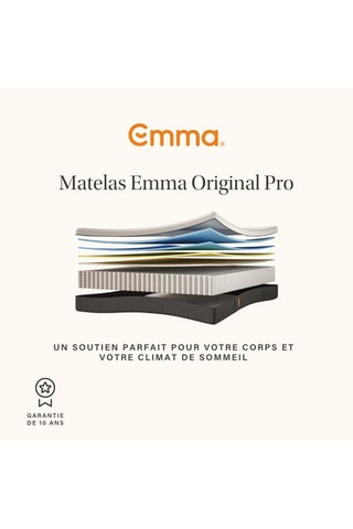 Matelas Emma Original Pro et couette 4 saisons