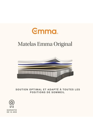 Matelas Emma Original et protège-matelas Imperméable