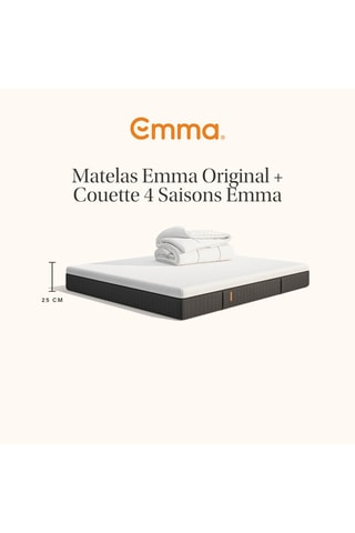 Matelas Emma Original et couette 4 saisons