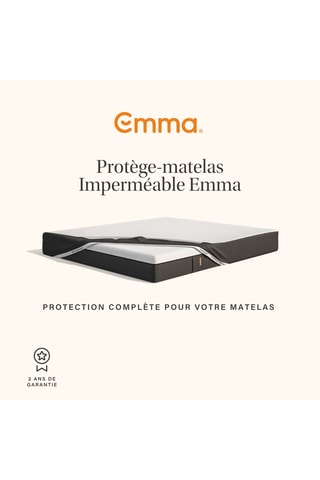 Matelas Emma Original, 2 oreillers Original Confort Thermorégulant,  Lit One Cocoon Plus,  Protège-matelas Imperméable et Couette été
