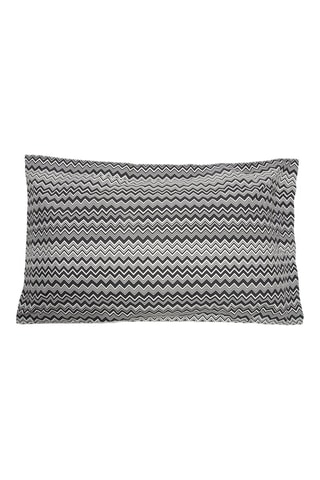 2 taies d’oreiller Oz - Noir - 30 x 60 cm