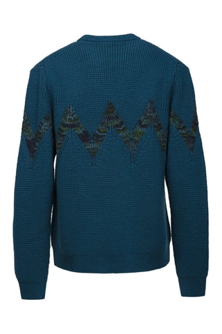 Pull en laine - Bleu pétrole