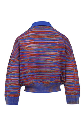 Pull en laine - Bleu foncé et violet