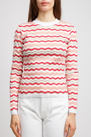 Pull - Blanc et rouge