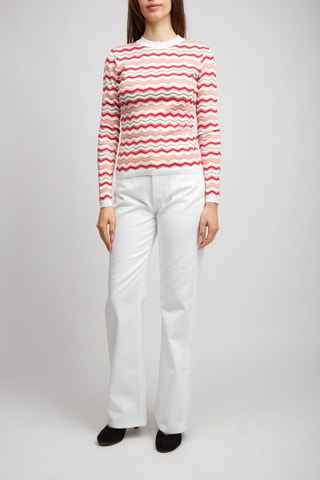 Pull - Blanc et rouge