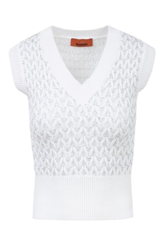 Gilet sans manches - Blanc