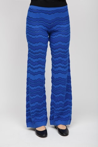 Pantalon en laine - Bleu cobalt